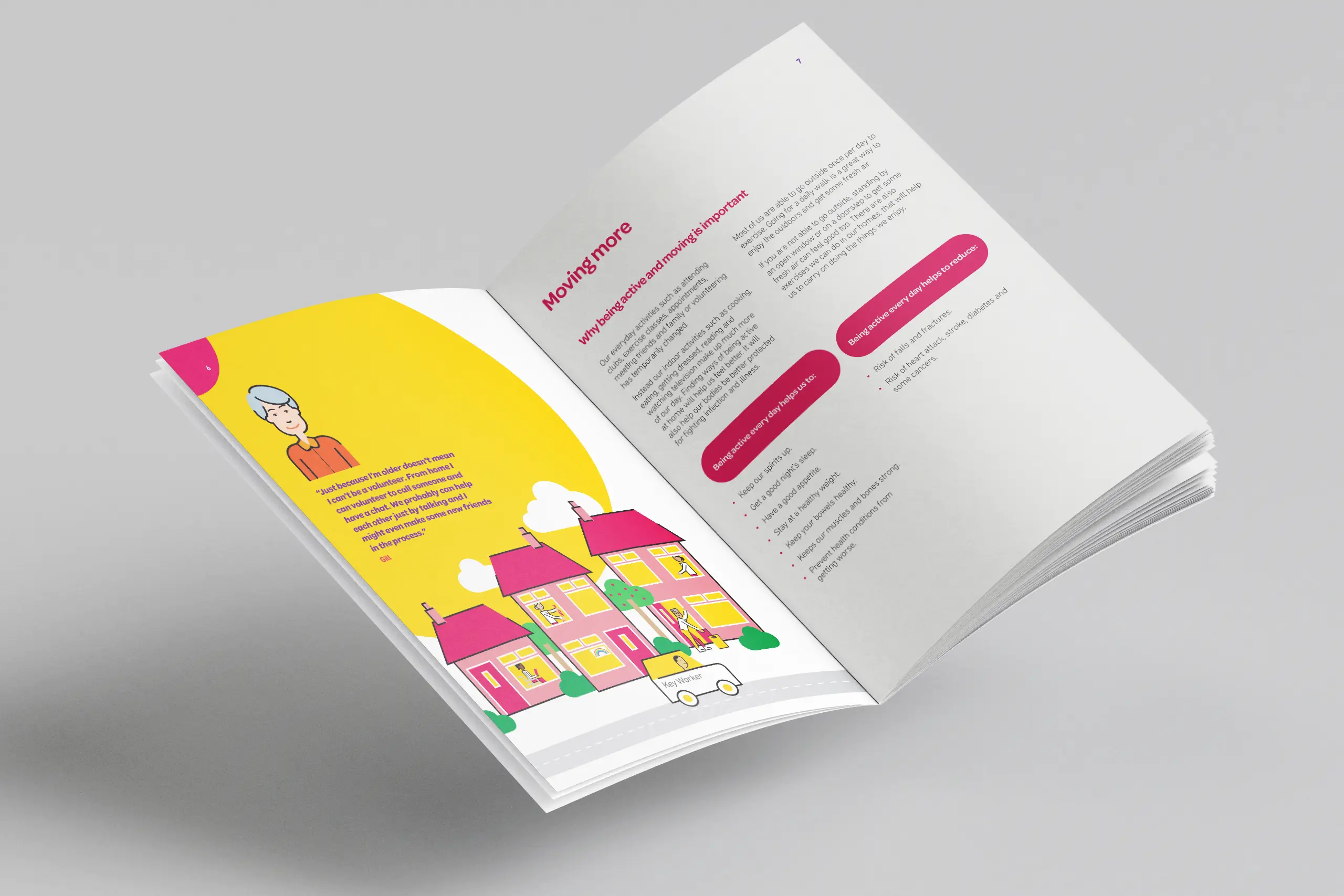 graphic design agency brochure produced