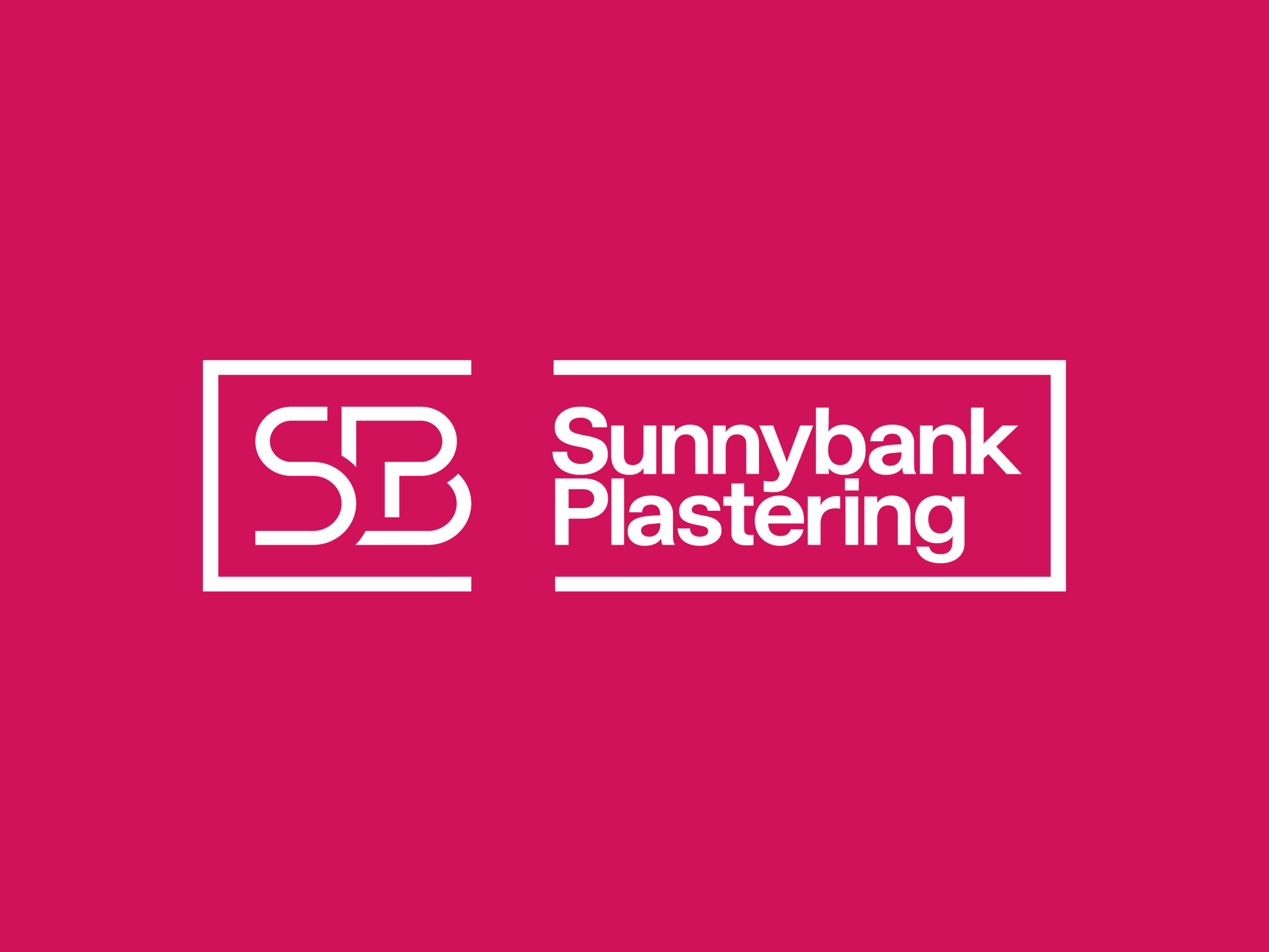 Logo design agency for Sunnybank Plastering